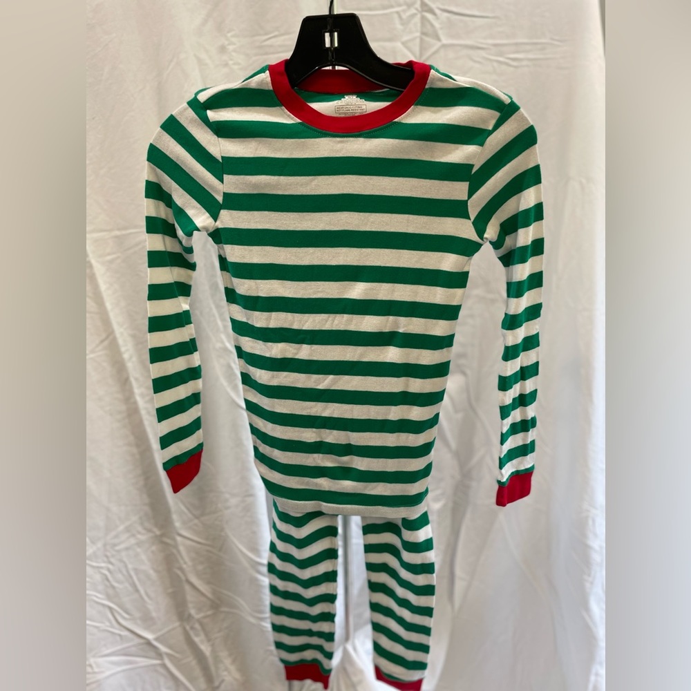Red Green and White Pajamas youth 12